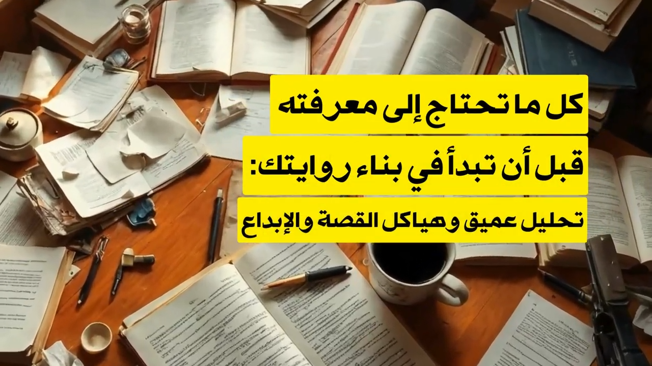 كل ما تحتاج إلى معرفته قبل أن تبدأ في بناء روايتك