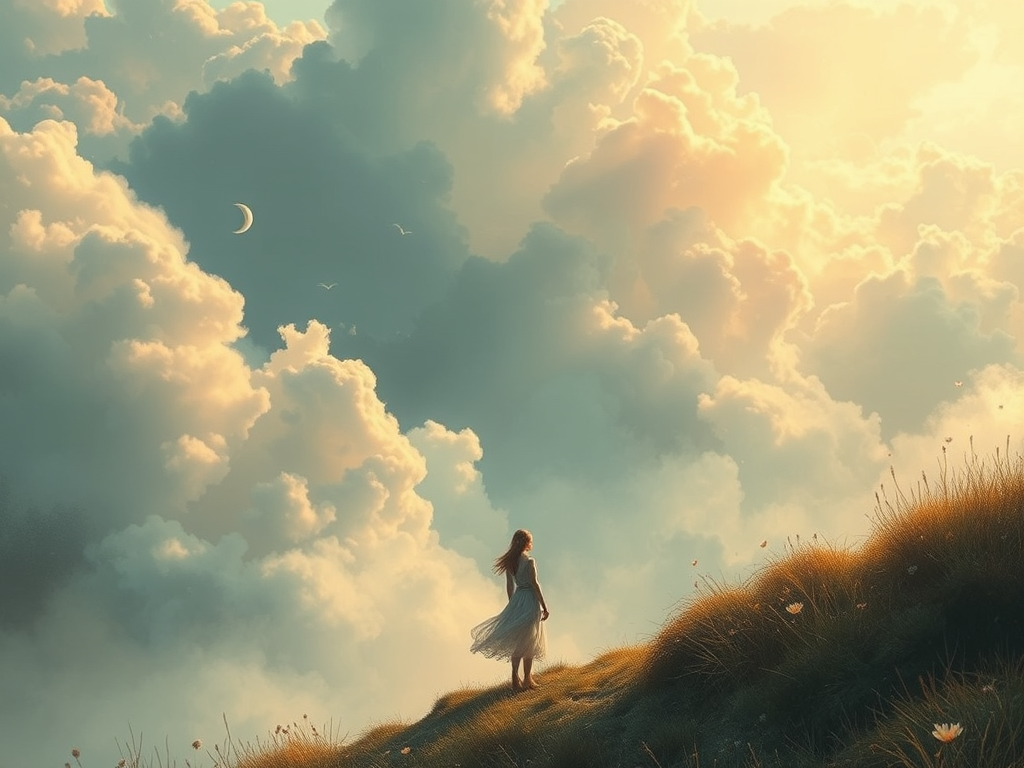 إمرأة على سفح حلم…