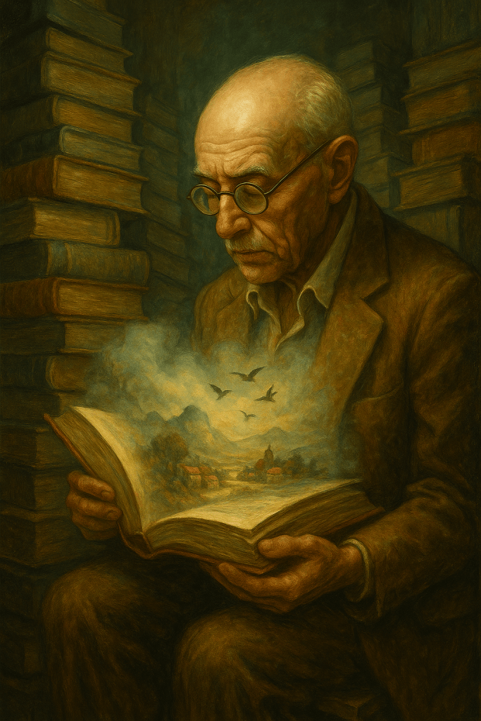 القراءة تمنحنا بُعداً إضافياً للوجود، نحن نعيش في ثلاثة أبعاد، لكن من خلال القراءة، نكتسب بُعداً رابعاً وخامساً وسادساً، أبعاداً من الوعي والتجربة والمعرفة التي تتجاوز حدود الجسد والحواس.